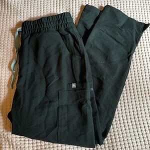 Figs scrub pants yola skinny high waist black medium petite